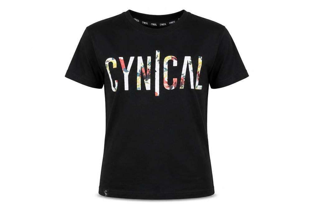 CYNICAL Unisex Black XS Cotton Basic T-Shirt