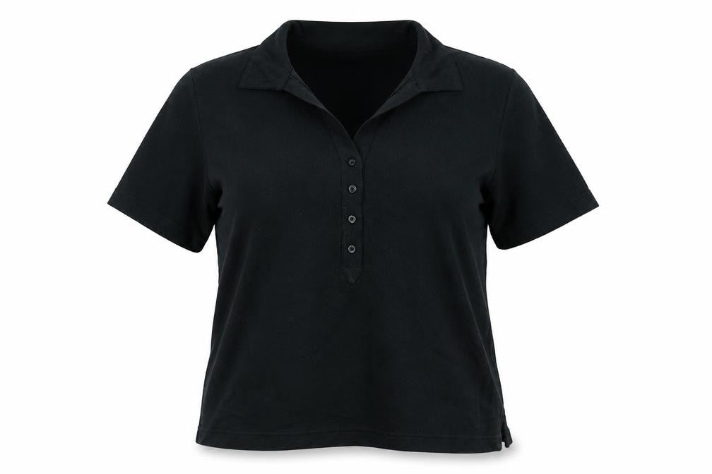 Liz Claiborne Women's Black Polo Shirt L