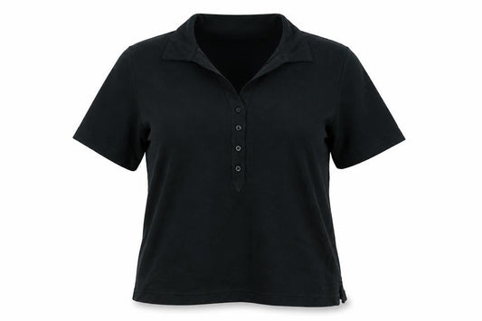 Liz Claiborne Women's Black Polo Shirt L