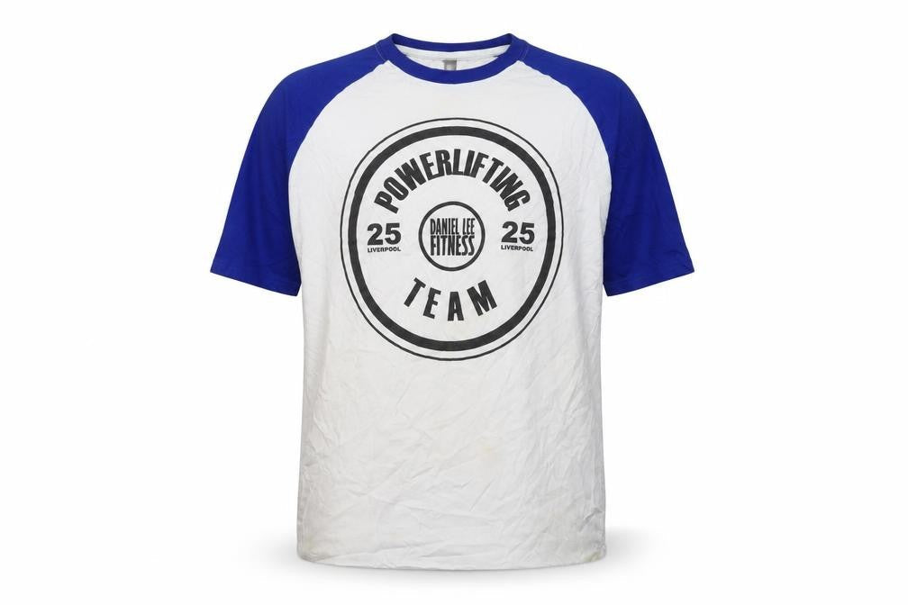 Kariban Men's White Graphic Print Sports T-Shirt L