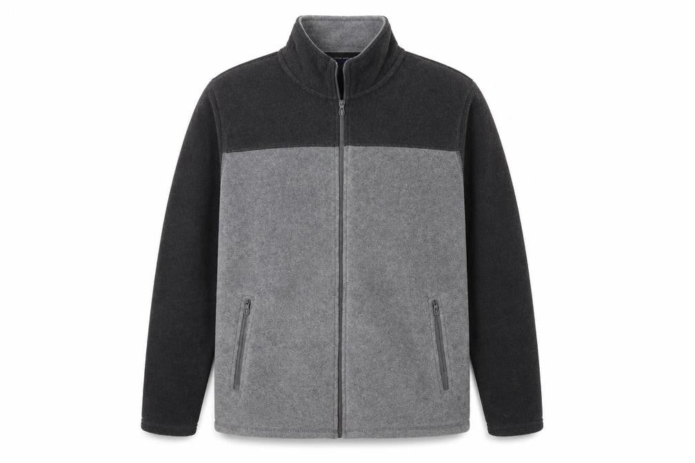 James Pringle Men's Grey Full Zip Fleece Sweatshirt L
