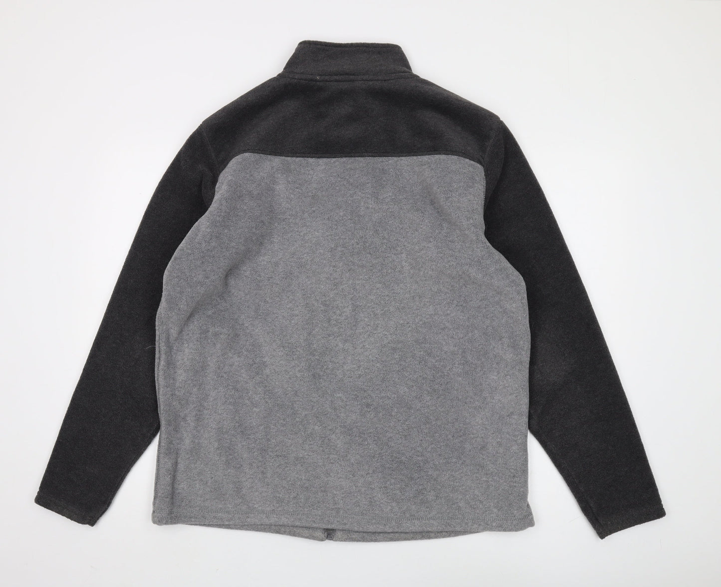 James Pringle Men's Grey Full Zip Fleece Sweatshirt L