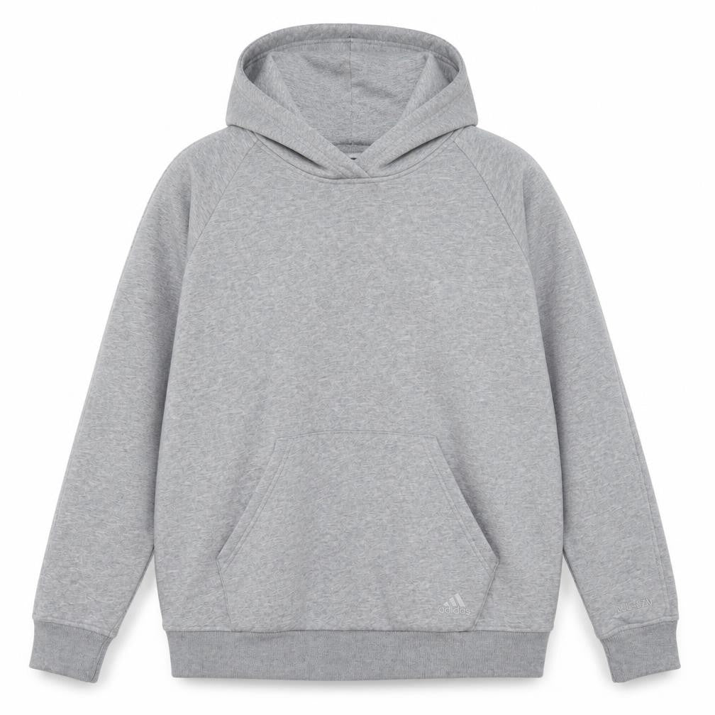 Adidas Grey Unisex Hoodie, Size 8-10, Casual & Cosy