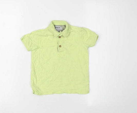 Mantaray Boys Green Polo Shirt, 2-3 Years, Cotton, Casual