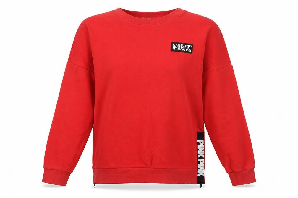 Victoria's Secret Red Pullover Sweatshirt, Women's M