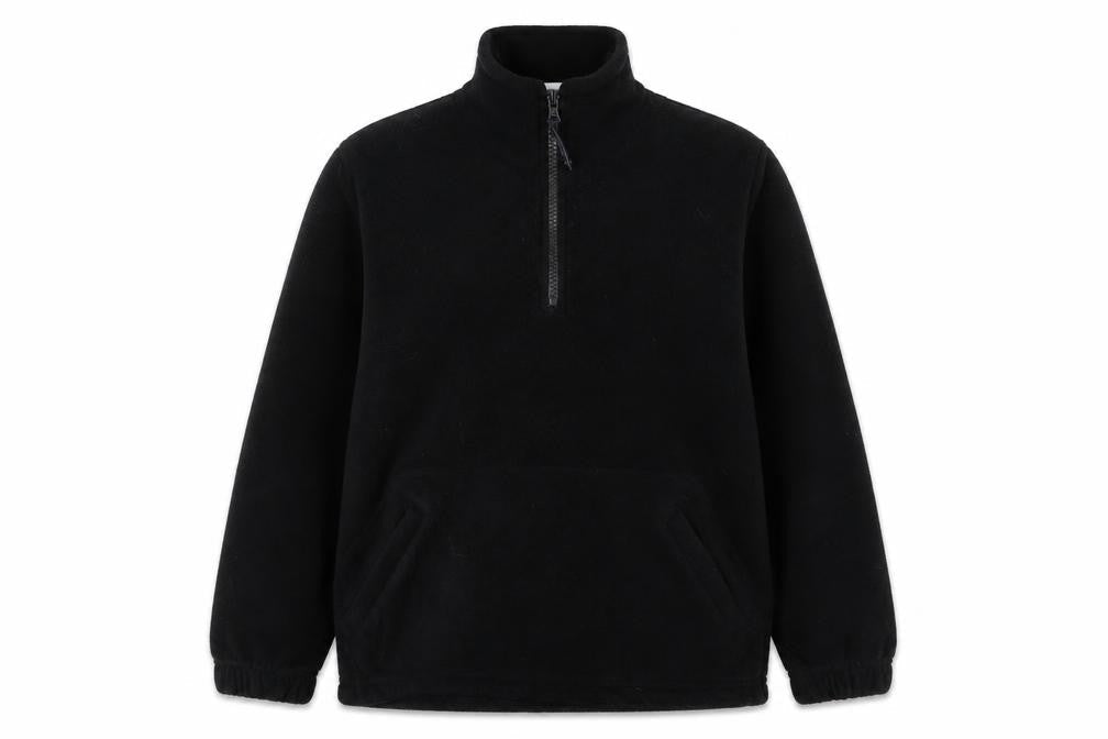 Uneek Black XS Pullover Fleece Sweatshirt Unisex