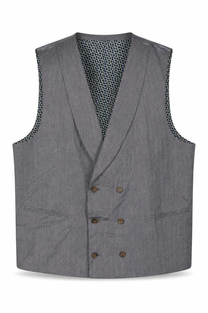 Suit Yourself Grey Men's Waistcoat in Size 40