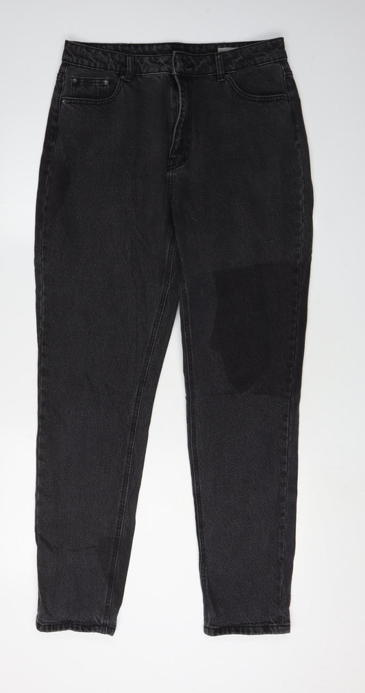 Vero Moda Women's Black Relaxed High Rise Jeans
