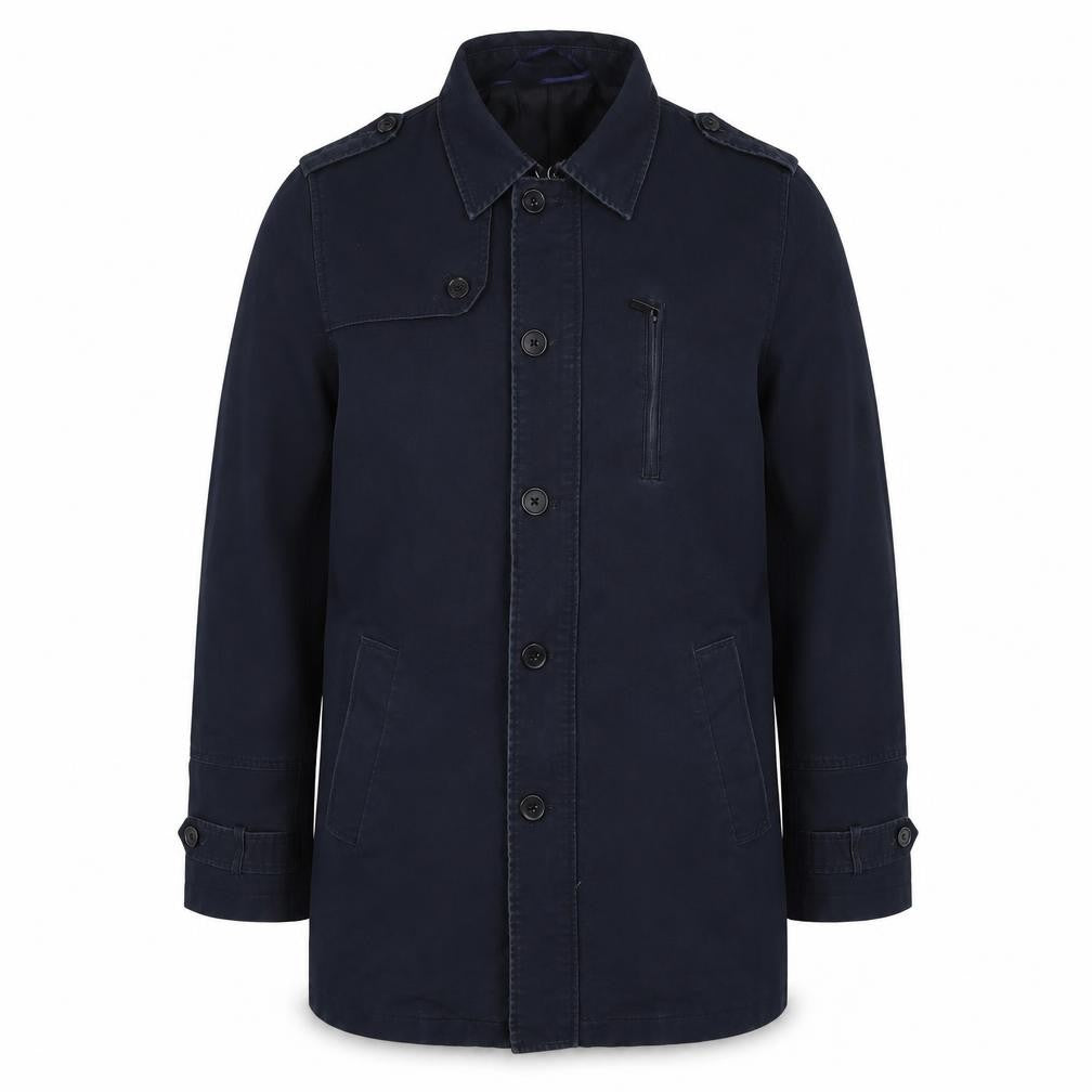 Jules Unisex Blue Military Jacket - L