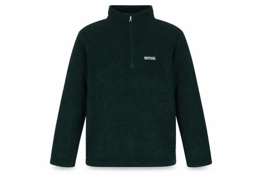 Regatta Men's Green 1/4 Zip Fleece Sweatshirt Size L