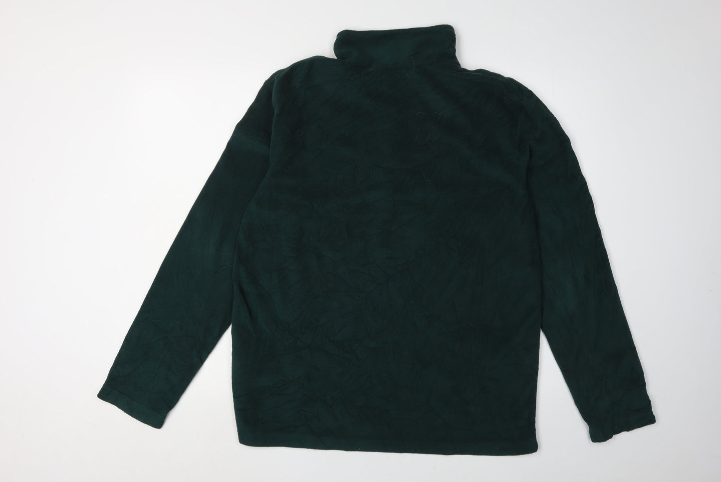 Regatta Men's Green 1/4 Zip Fleece Sweatshirt Size L