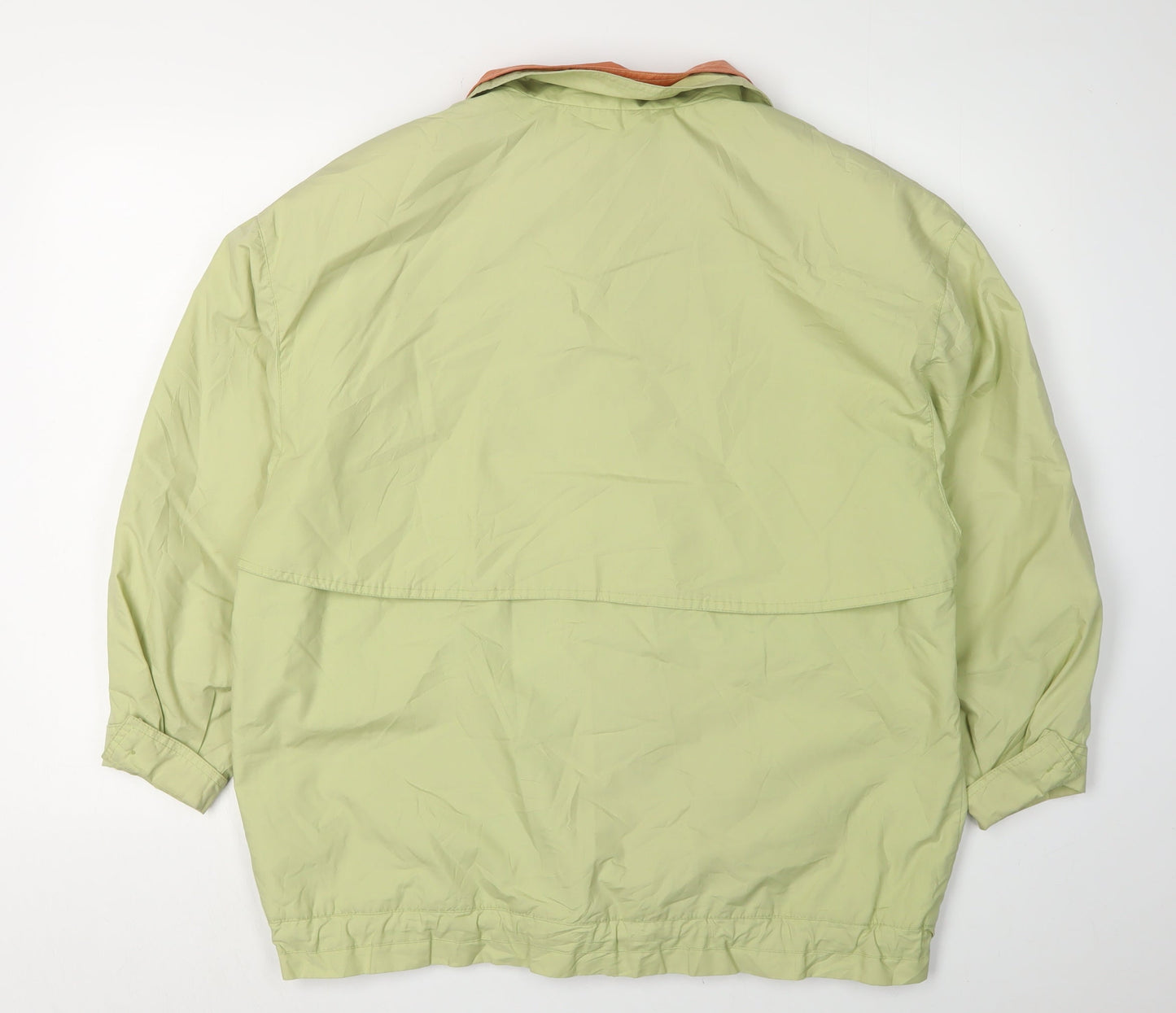 Telemac Women's Green Basic Jacket - Size 10, Casual Retro Style