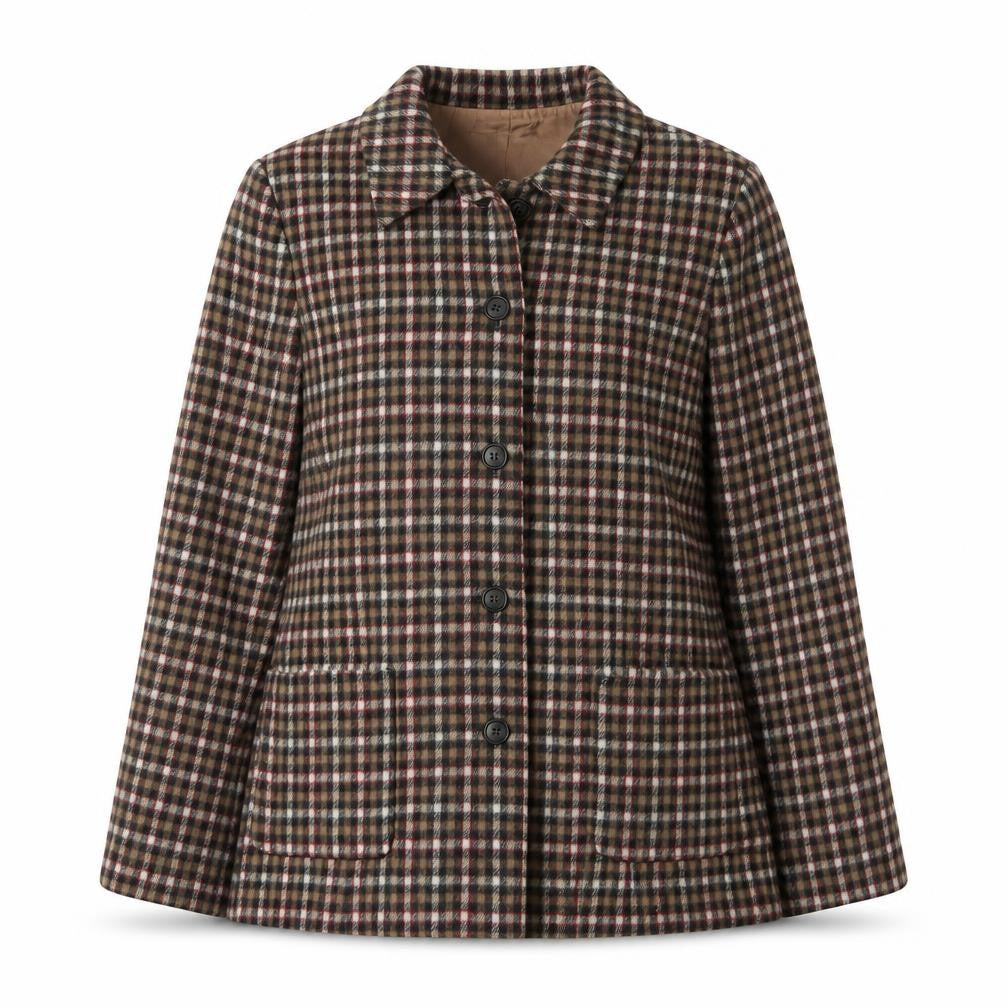 Alfani Women's Multicoloured Plaid Suit Jacket Size 10
