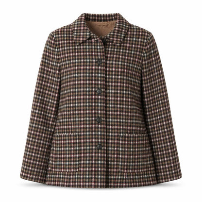 Alfani Women's Multicoloured Plaid Suit Jacket Size 10