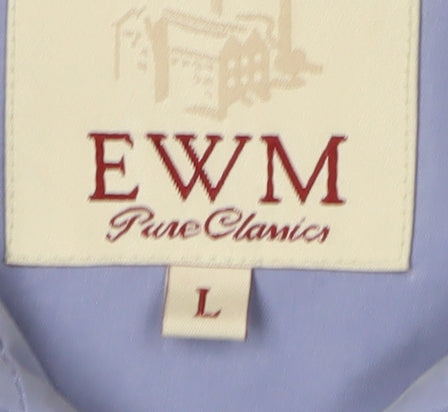 EWM Women's Purple Waistcoat, Size L, Full Zip Casual