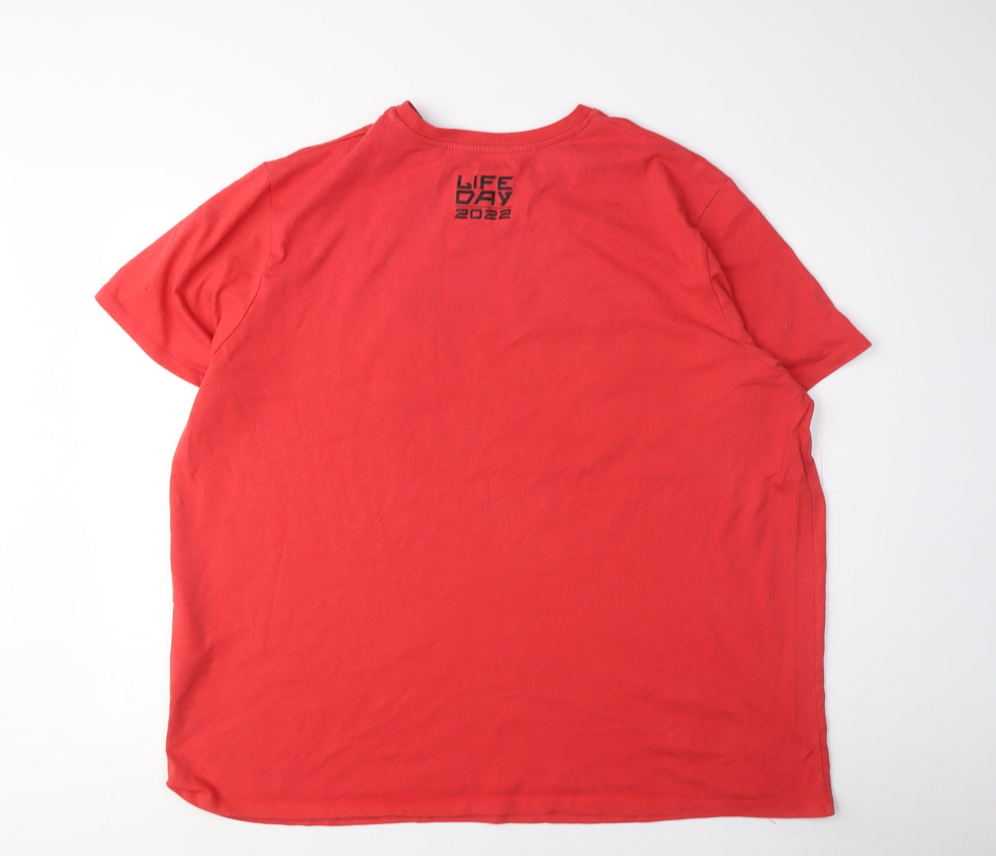 Star Wars Men's Red Chewbacca Graphic T-Shirt Size M