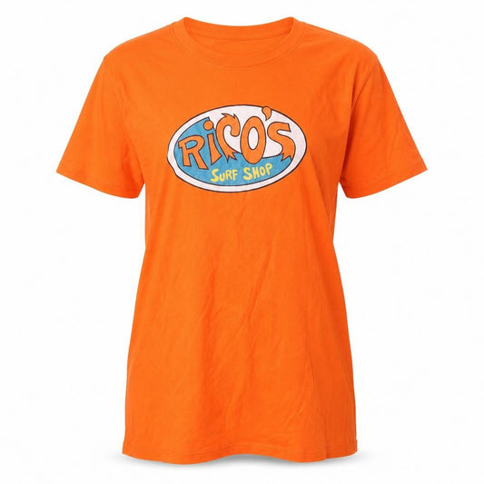 Disney Orange T-Shirt Unisex Adult M Crew Neck Beach