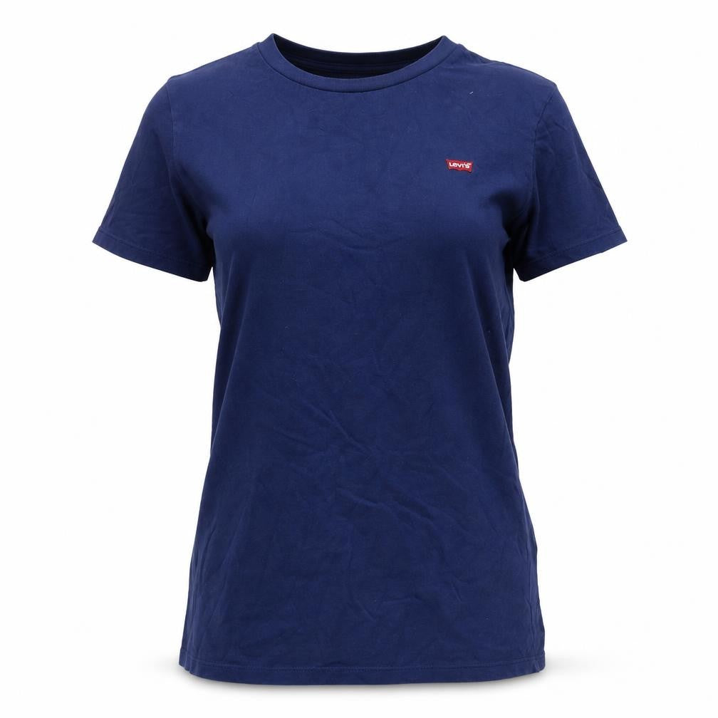 Levi's Unisex Blue Cotton Crew Neck T-Shirt XS