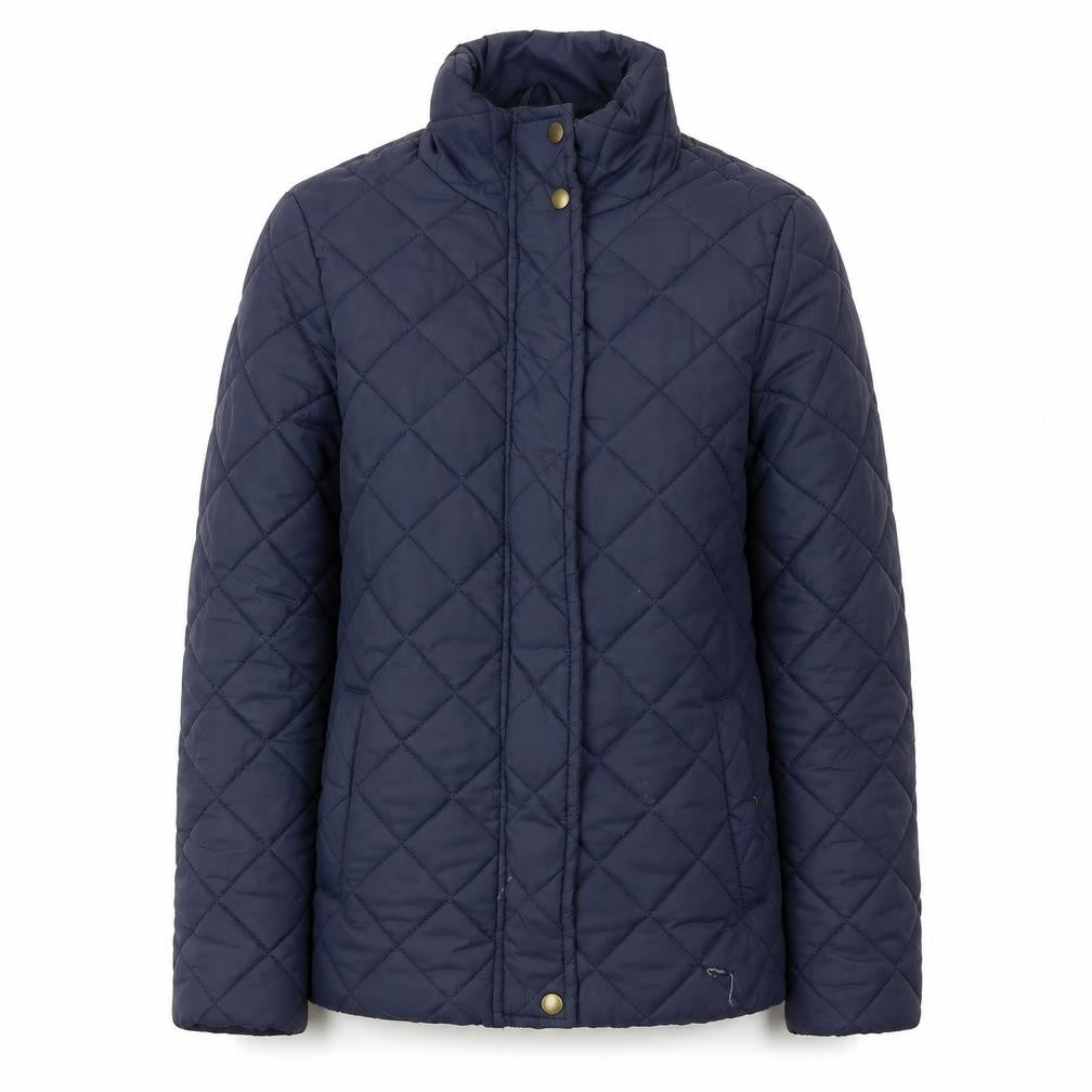 Brave Soul Women's Blue Quilted Jacket Size 12