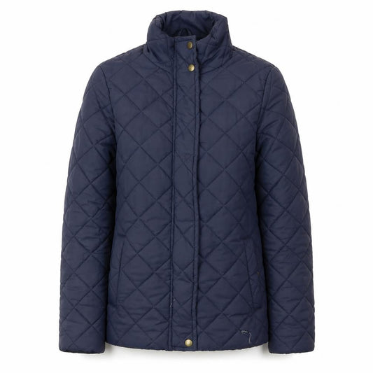 Brave Soul Women's Blue Quilted Jacket Size 12