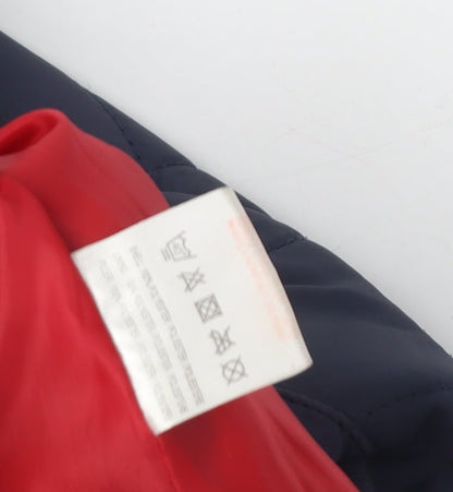 Brave Soul Women's Blue Quilted Jacket Size 12
