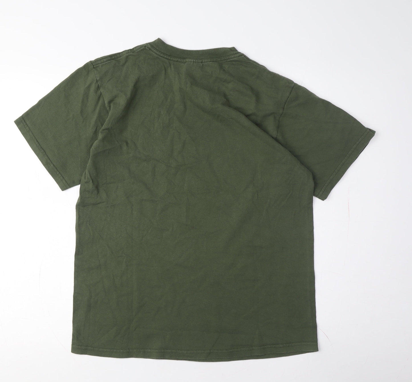 Anvil Men's Green University T-Shirt, Size M