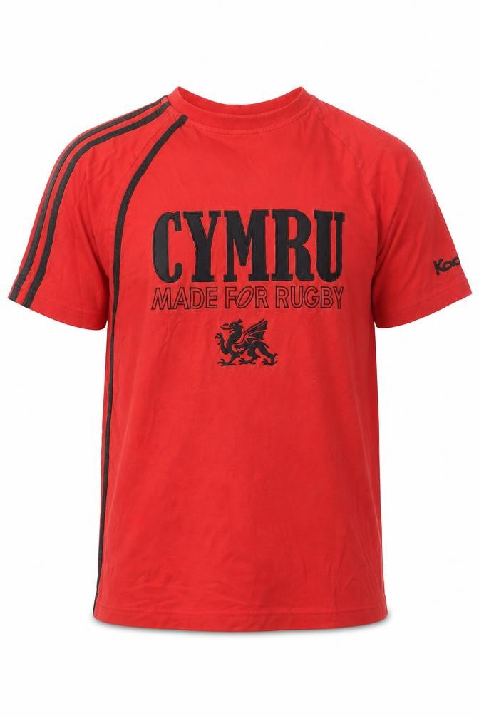 Kooga Men's Red Rugby T-Shirt, S, Sports Logo