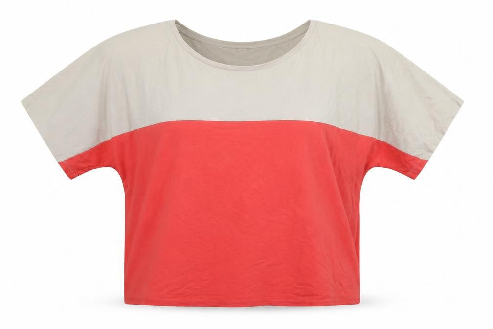 M&Co. Women's Multicoloured Basic T-Shirt, Size 14