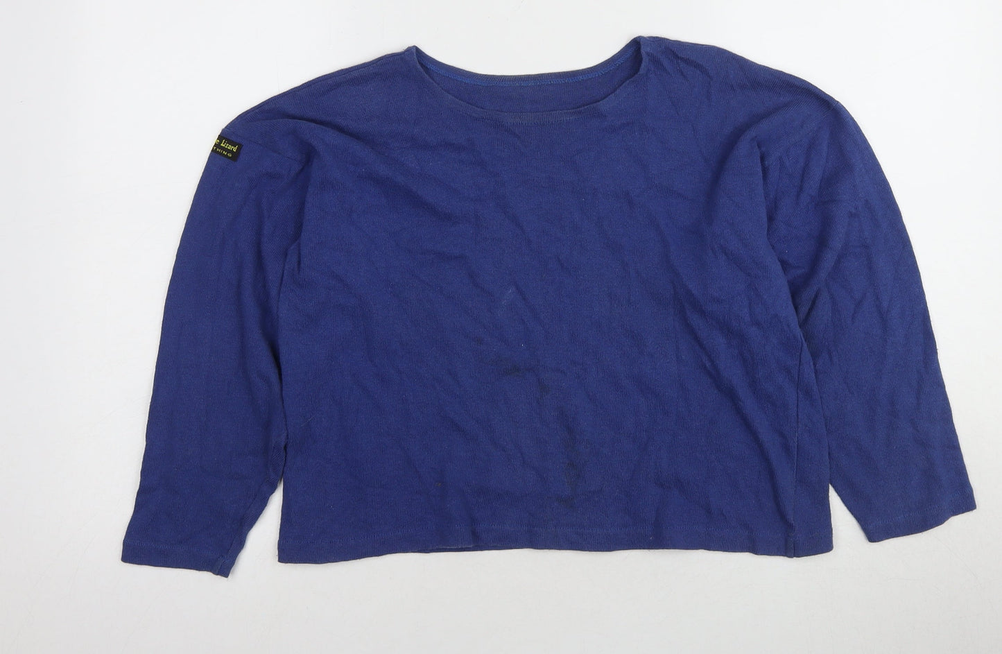 Lounge Lizard Women's Blue Long Sleeve Top