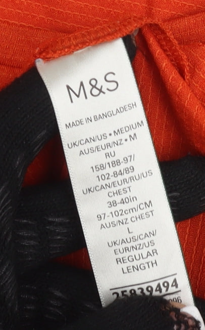 Marks & Spencer Men's Orange M Jersey T-Shirt