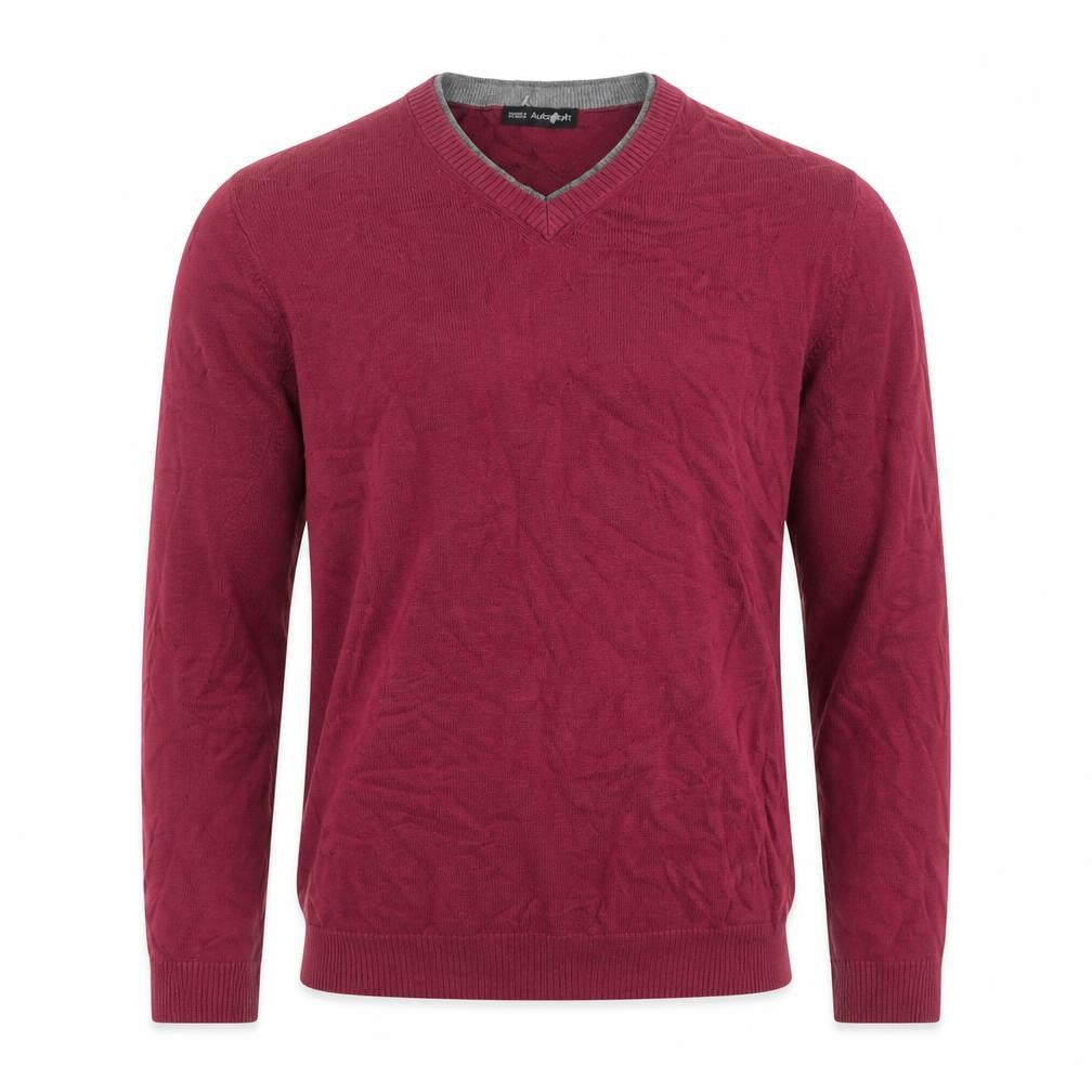 Marks & Spencer Men's Red V-Neck Jumper M