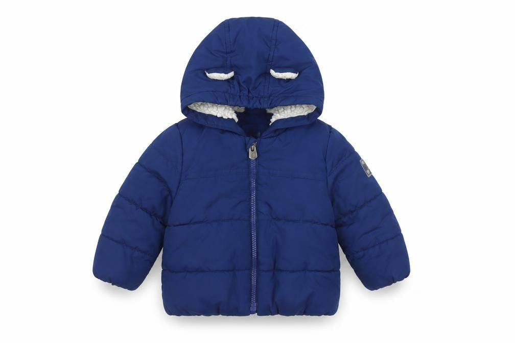 Gap Unisex Baby Blue Puffer Jacket 6-12 Months