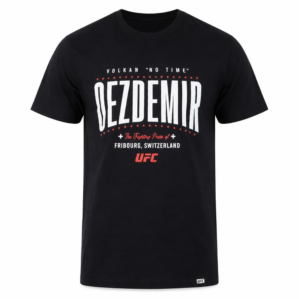 UFC Men's Black Medium Oezdemir Graphic T-Shirt