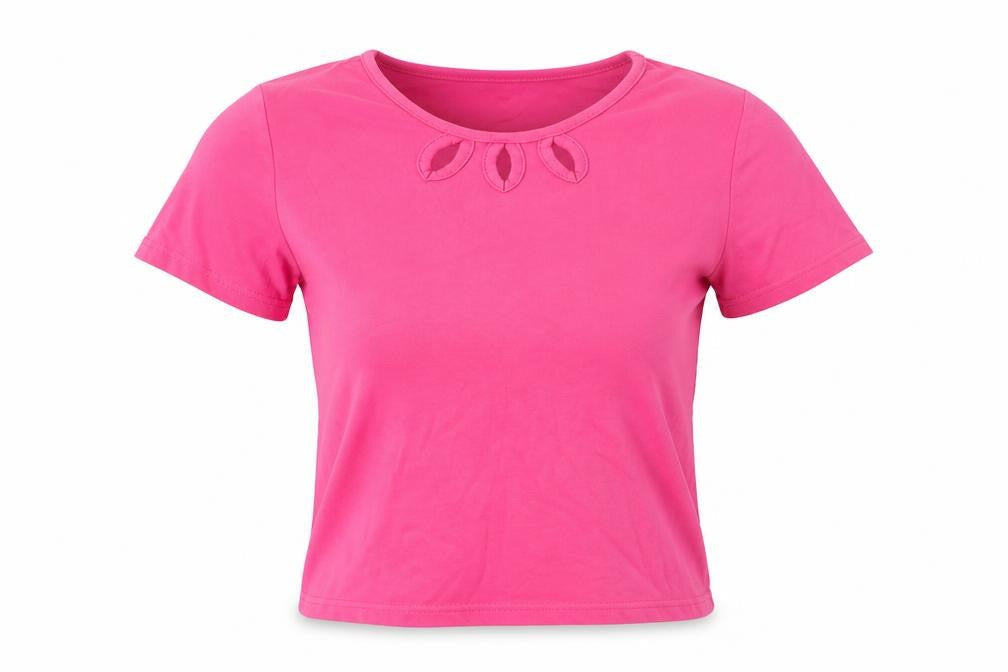 Isle Women's Pink Medium Basic T-Shirt