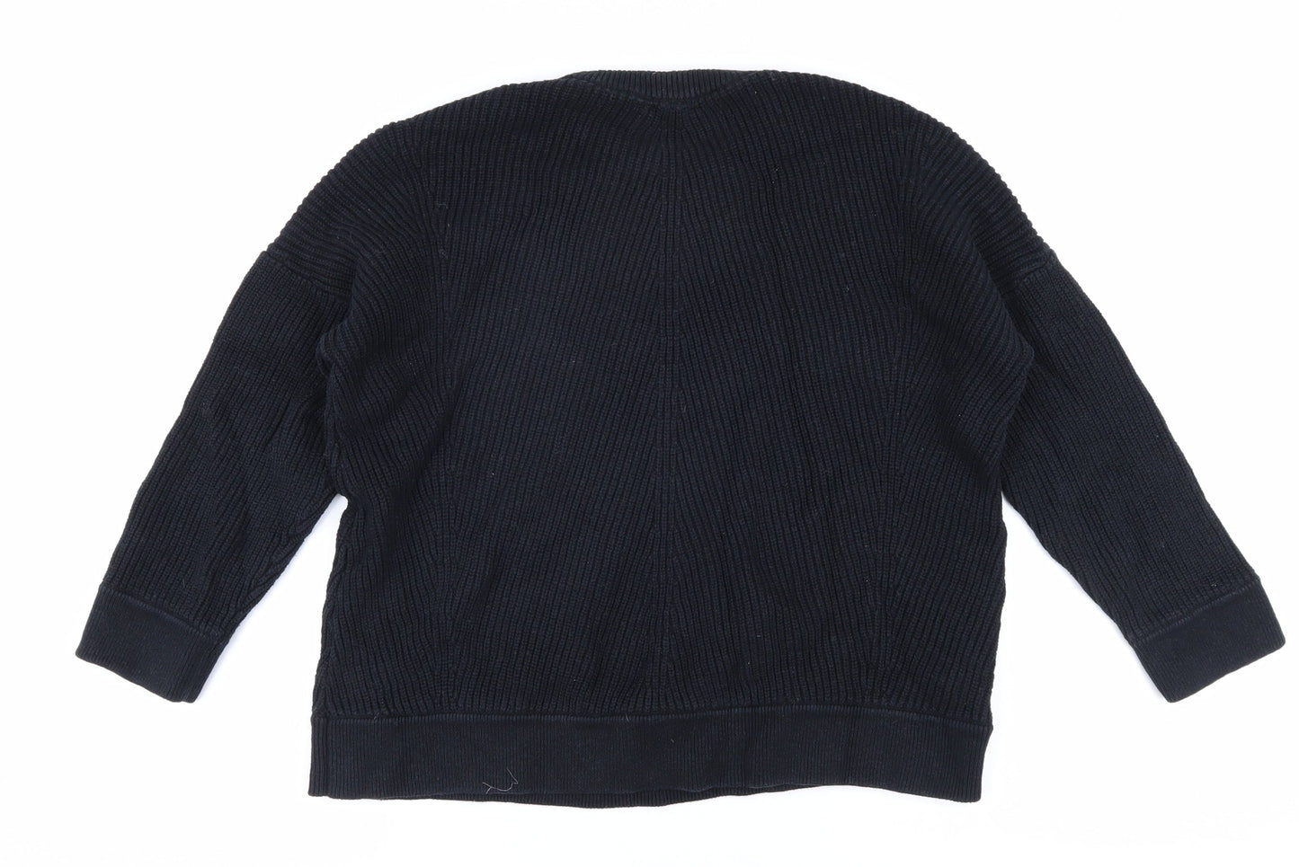 ELK Women's Black Pullover Jumper, Size 10, Crew Neck