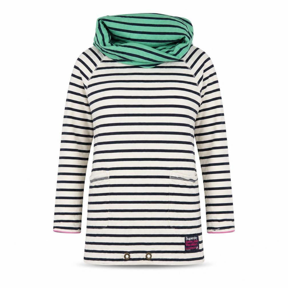 Superdry Womens XS Striped Tunic Jumper