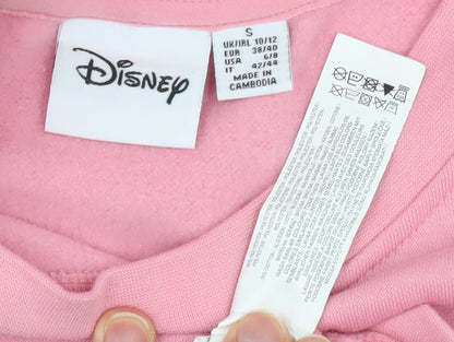 Preloved Disney Women's Pink Minnie Mouse Sweatshirt Size 10/12 - Detail