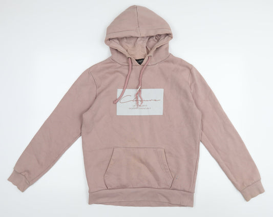 Closure Pink Women's Hoodie S Pullover with Logo