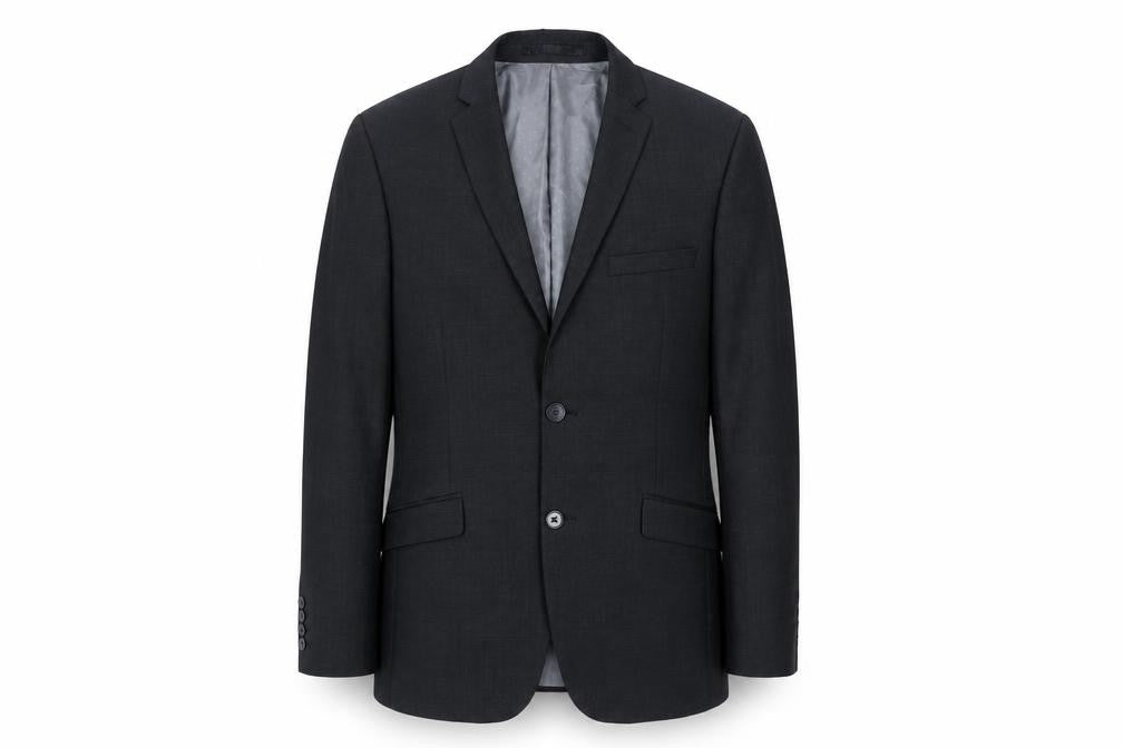 Tom English Men's Black Wool Blazer 38 Regular