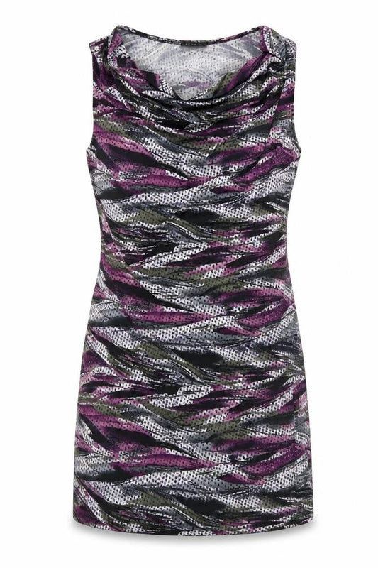 New Woman Design Womens Multicoloured Sheath Dress L