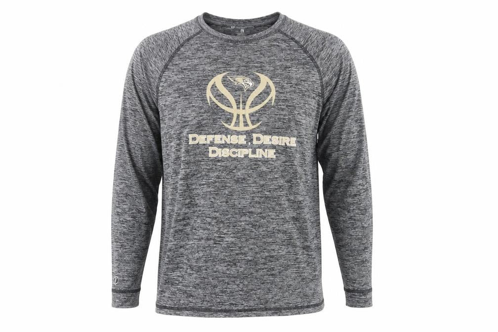 Holloway Men's Grey Long Sleeve T-Shirt M