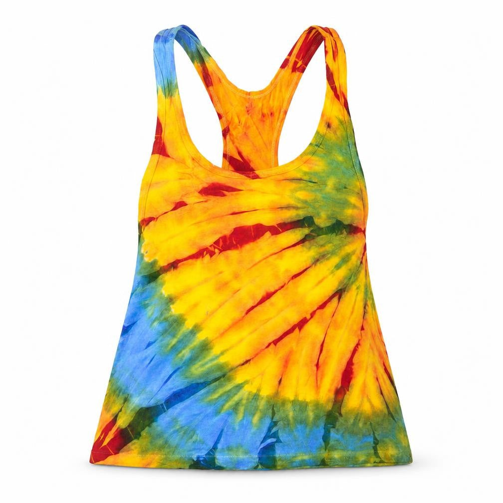Fu Paddlers Unisex Tie-Dye Tank Top Multicoloured L
