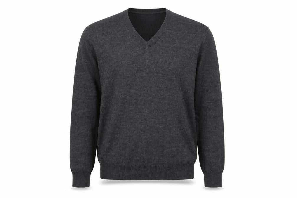 Joseph Abboud Men's Grey Wool Pullover Jumper L