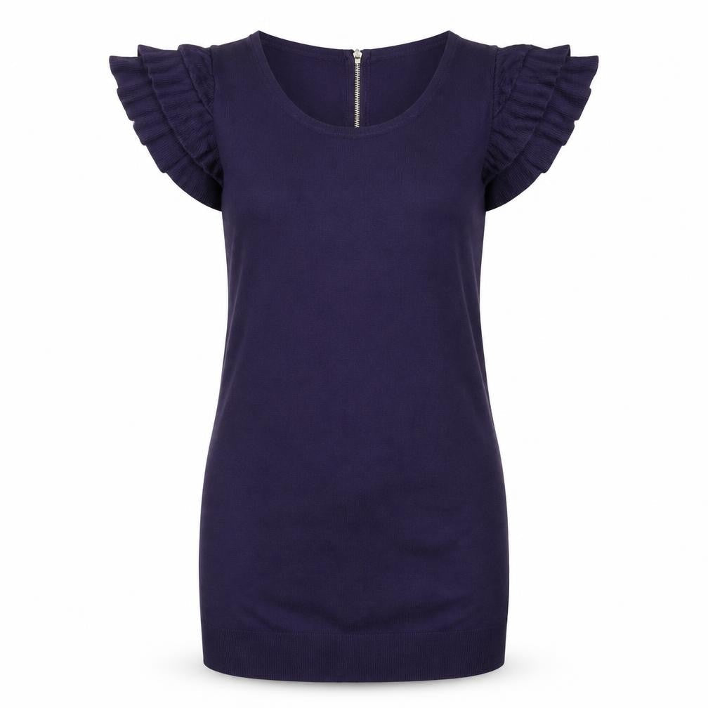 Apricot Women's Purple Shift Dress Large