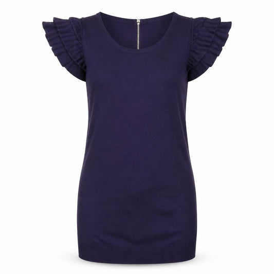 Apricot Women's Purple Shift Dress Large