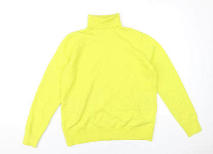 Marks & Spencer Women’s Yellow Roll Neck Pullover S