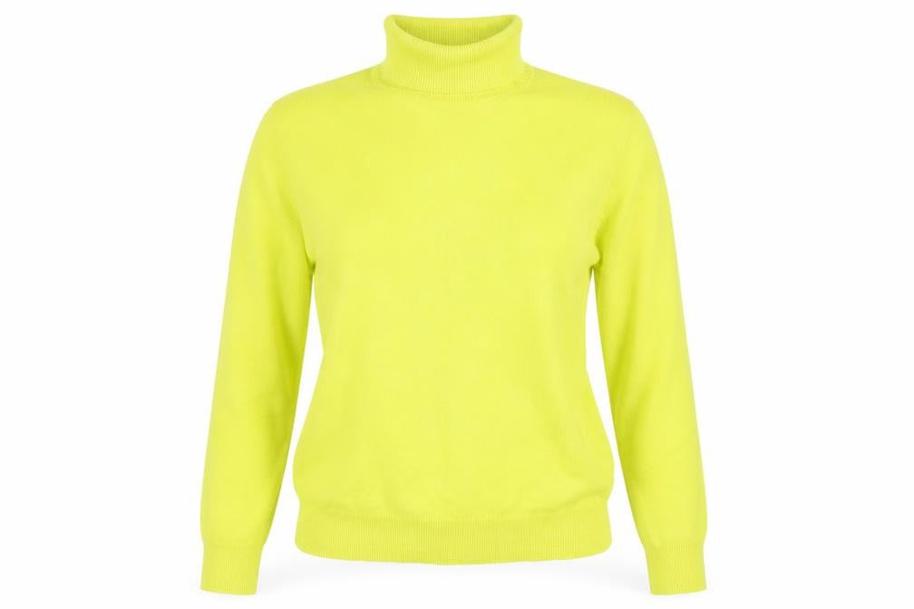 Marks & Spencer Women’s Yellow Roll Neck Pullover S
