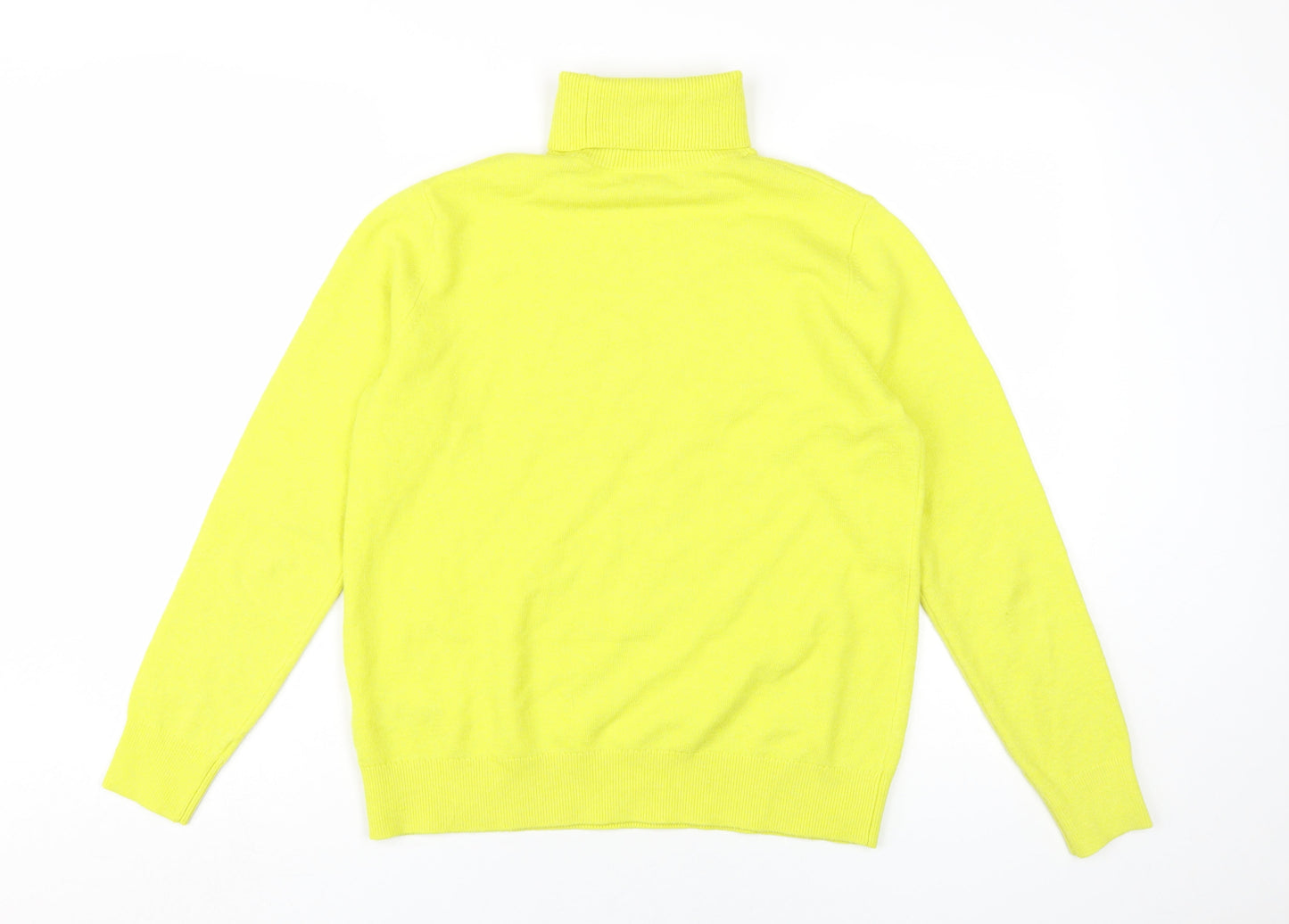 Marks and Spencer Women’s Yellow Roll Neck Pullover S