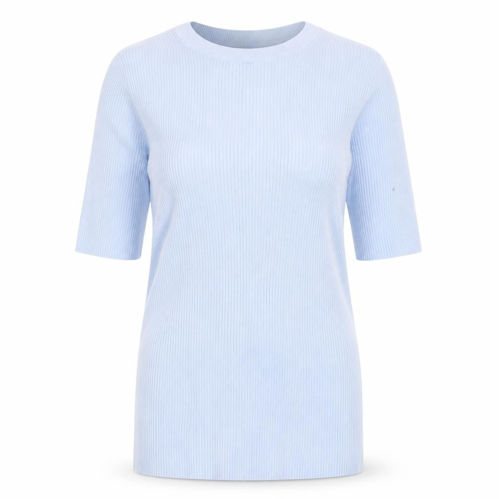 Marks & Spencer Women's Blue 3/4 Sleeve Jersey Top