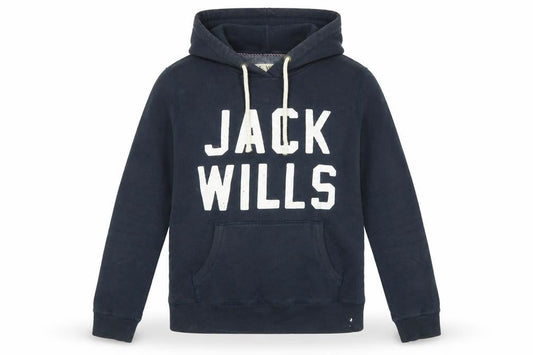 Jack Wills Women's Black Pullover Hoodie Size 8